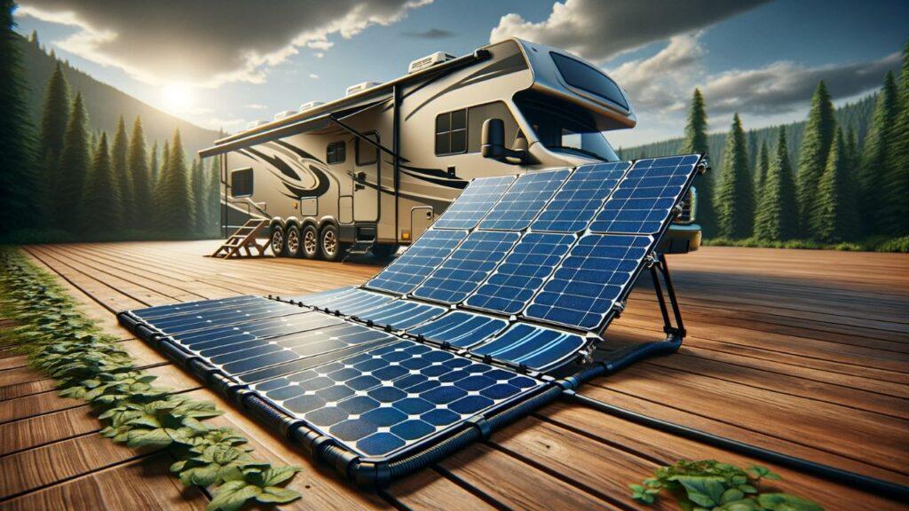 Best RV Flexible Solar Panels for Camper Van Life Power Electricity Generation