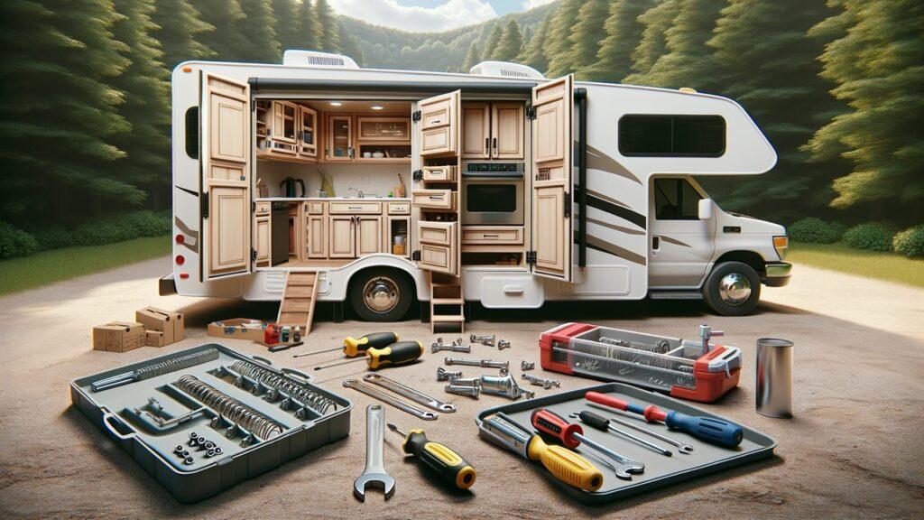 DIY Guide to Replacing RV Cabinet Hinges and Hardware for Enhancing Storage Functionality